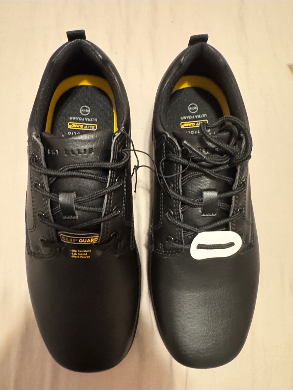 Perry Ellis Slipguard Men’s Black Safety Work Shoes